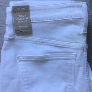 Madewell white jeans